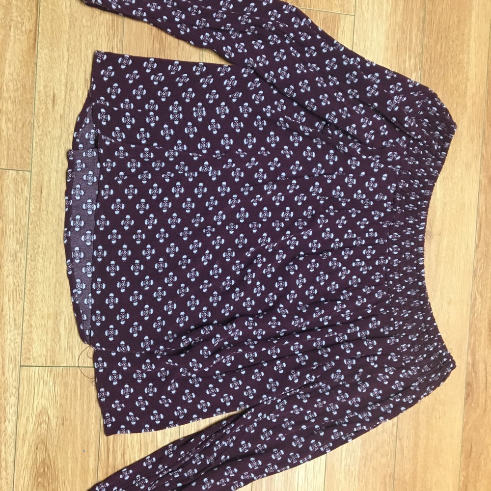 Off the shoulder floral top